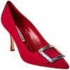 New ❤️ Manolo Blahnik Maysale 90 Silk Pump for 👩 women 🥰