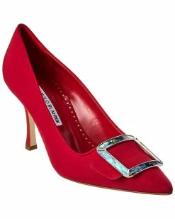New ❤️ Manolo Blahnik Maysale 90 Silk Pump for 👩 women 🥰
