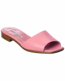Wholesale 💯 Manolo Blahnik Araspemu Leather 🩴 Sandal for 👩 women ⭐