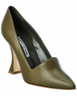 Best reviews of 😉 Manolo Blahnik Guadalahara 105 Leather Pump for 👩 women 😉