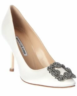Cheap ๐ฅ Manolo Blahnik Hangisi 90 Satin Pump for ๐ฉ women ๐งจ