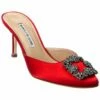 Cheapest ✔️ Manolo Blahnik Hangisimu 70 Satin Pump for 👩 women 👏