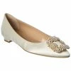 Best reviews of 🎁 Manolo Blahnik Hangisi Satin Flat for 👩 women 👍