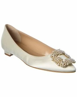 Best reviews of 🎁 Manolo Blahnik Hangisi Satin Flat for 👩 women 👍