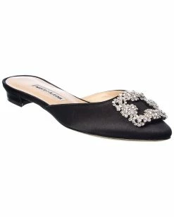 Cheap π€© Manolo Blahnik Hangisimu Satin Flat for π© women π