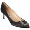 Brand new ⭐ Manolo Blahnik Hangisi 50 Satin Pump, 36.5 for 👩 women 👍