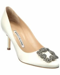 Discount ๐ฏ Manolo Blahnik Hangisi 70 Satin Pump for ๐ฉ women ๐