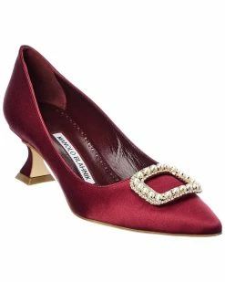 Cheapest ๐ Manolo Blahnik Fabeta 50 Satin Pump for ๐ฉ women โค๏ธ