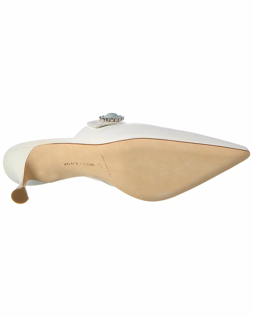 Brand new ๐ Manolo Blahnik Porramu 50 Silk Pump for ๐ฉ women ๐คฉ 4 Brand new ๐ Manolo Blahnik Porramu 50 Silk Pump for ๐ฉ women ๐คฉ - Image 4