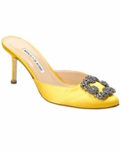 Brand new 🔥 Manolo Blahnik Hangisimu 70 Satin Pump for 👩 women 👏