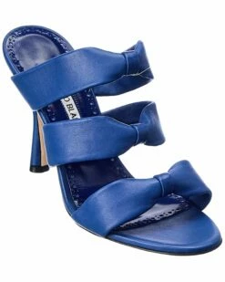 Brand new 👏 Manolo Blahnik Gyrica 105 Leather 🩴 Sandal for 👩 women 🔥