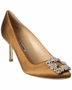 Deals ✨ Manolo Blahnik Hangisi 70 Satin Pump for 👩 women 🔥