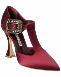 Flash Sale 🥰 Manolo Blahnik Martura 105 Satin Pump for 👩 women 😍
