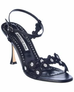 Best reviews of ✨ Manolo Blahnik Margolia 90 Leather 🩴 Sandal for 👩 women 🤩