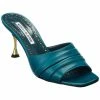 Outlet 🔔 Manolo Blahnik Picoux 70 Leather 🩴 Sandal for 👩 women ⌛