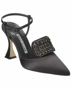 Outlet ๐ Manolo Blahnik Cardella 90 Satin Pump for ๐ฉ women ๐คฉ