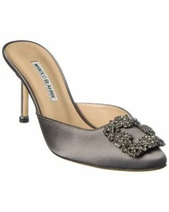 Hot Sale 👍 Manolo Blahnik Hangisimu 70 Satin Pump for 👩 women 🎁